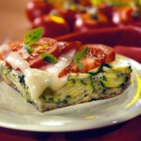 Zucchini Pepperoni Pizza Frittata