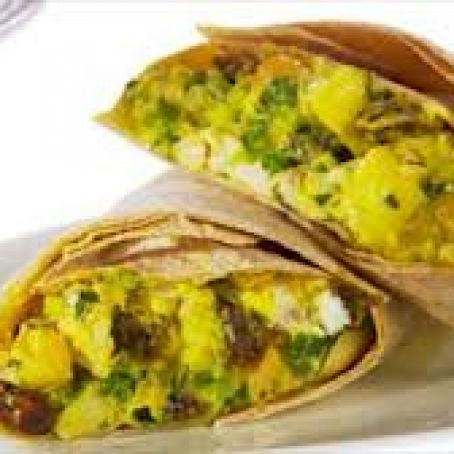 Curried Chicken and Apple Wraps