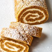 Pumpkin Roll Cake