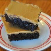 Peanut Butter Fudge Iced Brownies
