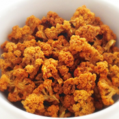 Cheesy Cauliflower Popcorn