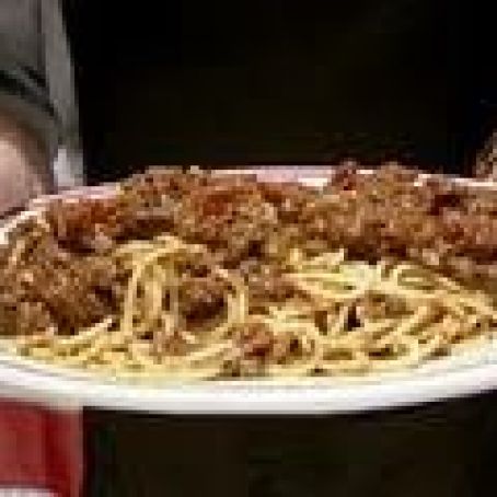 Meat Sauce and Spaghetti