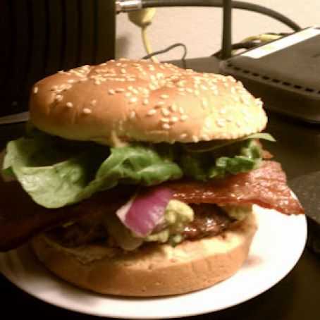 Chipotle Burgers w/ Avocado & Bacon
