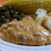 Slow Cooker Dump and Go Cheesy Chicken