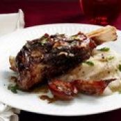 Roasted Lamb Shanks with Lemon and Herbs