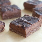 Cheesecake, Raw Chocolate Almond Butter  Bars (Vegan, Paleo)