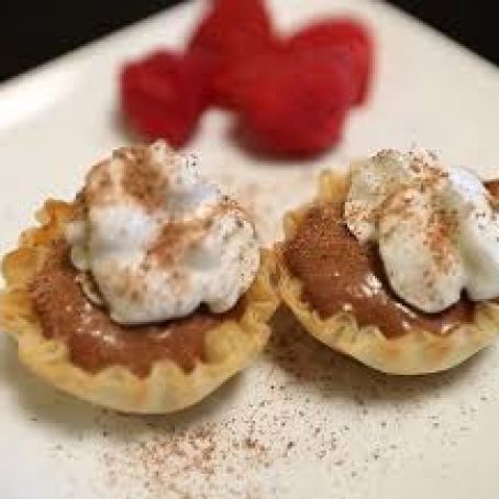 Chocolate Cheesecake Phyllo Nibbles