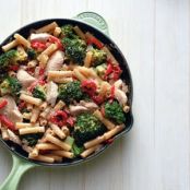 Baked Ziti with chicken and broccoli