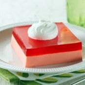 CREAMY GELATIN LAYERED SQUARES