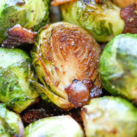 Roasted Garlic Brussel Sprouts