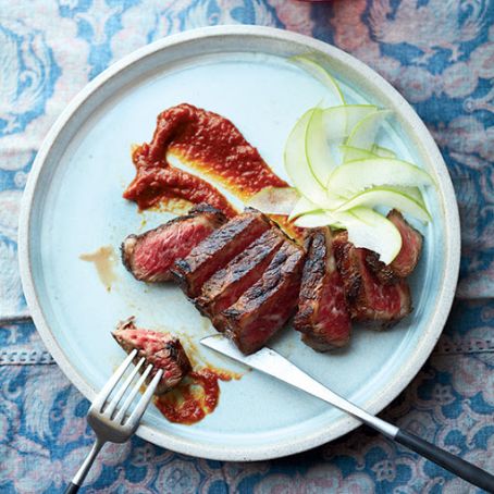 Grilled Apple-Marinated Short Ribs