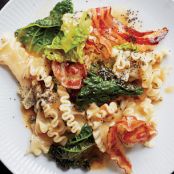 Reginetti with Savoy Cabbage and Pancetta