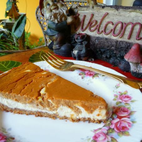 GF Pumpkin Cream Cheese Pie