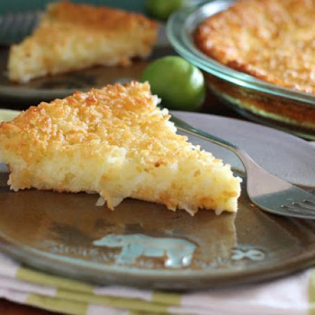 Coconut Key Lime Pie