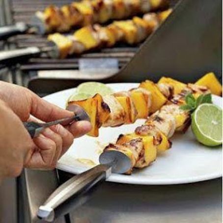 Chicken and Mango Skewers