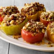 Sausage-and-Basil-Stuffed Tomatoes