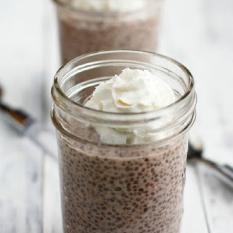 Strawberries n Cream Chia Seed Pudding