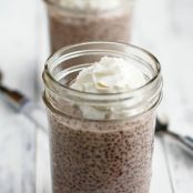 Strawberries n Cream Chia Seed Pudding