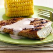 Grilled Smoky Chicken Breasts with Alabama White Barbecue Sauce