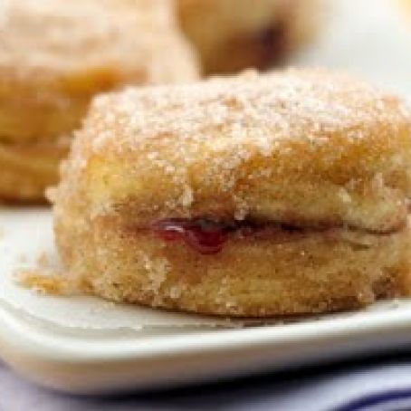Raspberry-Filled Jelly Doughnuts