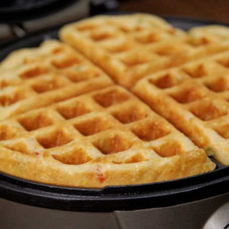 Cornbread Waffles (With Chili)