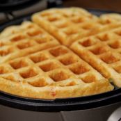 Cornbread Waffles (With Chili)