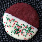 Red Velvet Shortbread Cookies