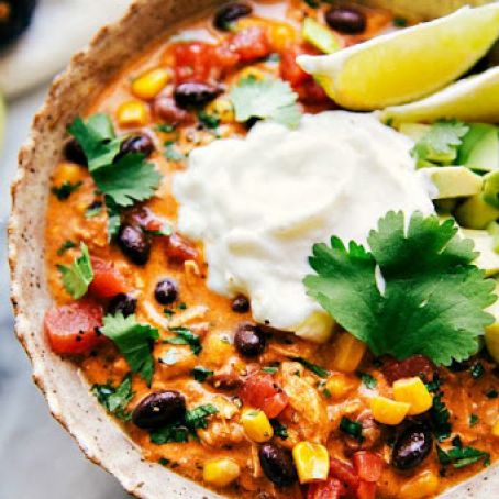Crock Pot Chicken Enchilada Chili
