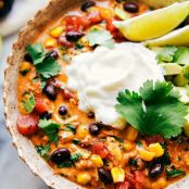 Crock Pot Chicken Enchilada Chili