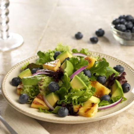 Avocado Pineapple Blueberry Salad