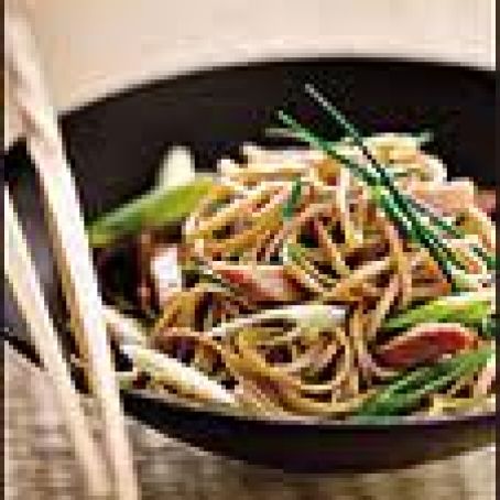Asian Noodles with Barbecued Duck Confit