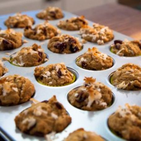 Cherry Coconut Scuffins (Valerie Bertinelli)