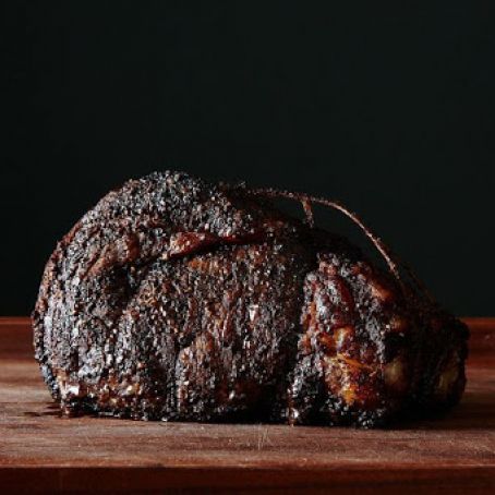 Coffee Rubbed Ribeye Roast