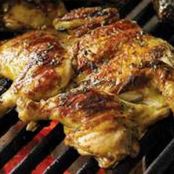 Grilled Chicken Under A Brick