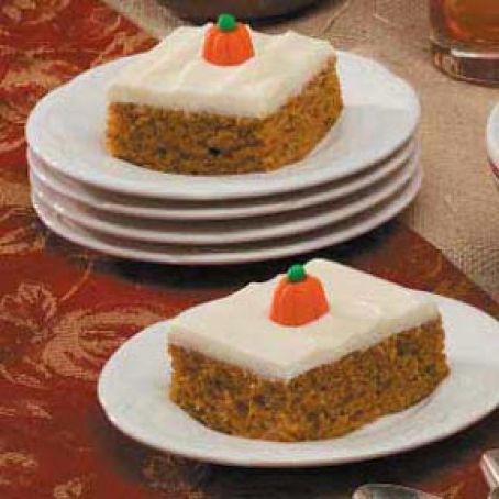 Pumpkin Sheet Cake Recipe