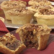 Caramel-Pecan Fudge Tarts