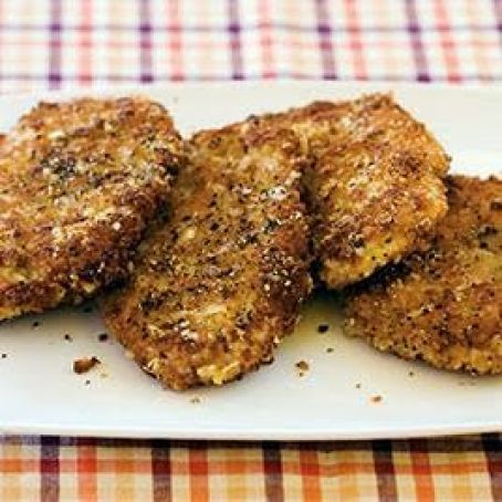 Crispy Parmesan-Pepper Pork Cutlets
