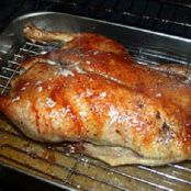 Roast Duck with Blackberry Sauce