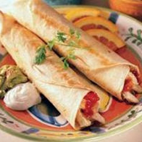 Chicken and Cheese Flautas