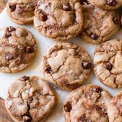Chocolate Chip Cookies with Cinnamon Swirl