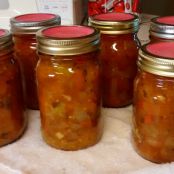 Green (Un-Ripe) Tomato Salsa for Canning