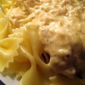 Easy Crockpot Chicken Stroganoff