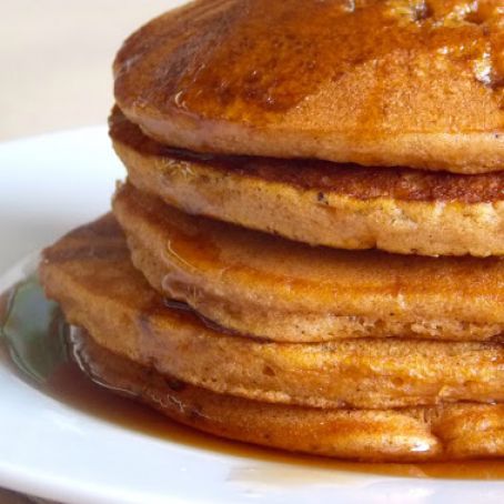 Pumpkin Spice Cake Mix Pancakes