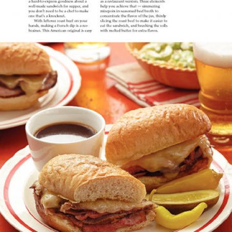 French Dip au Jus Dinner