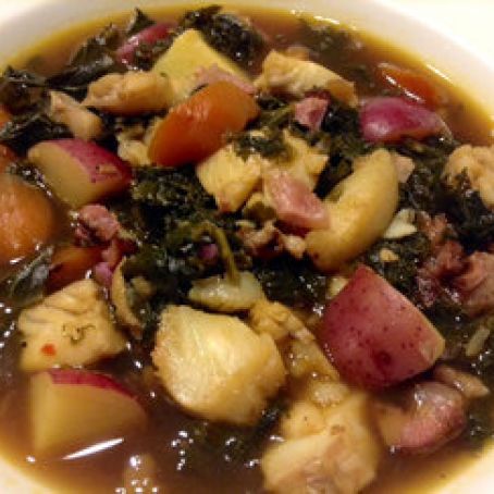 Kale and Hake Chowder