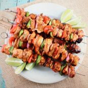 Chicken Fajita Kebabs