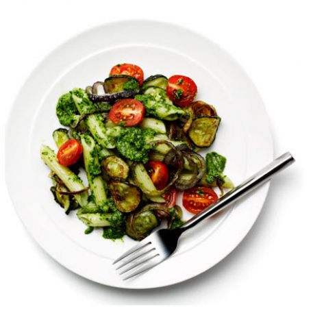 Pasta Primavera with Arugula Pesto