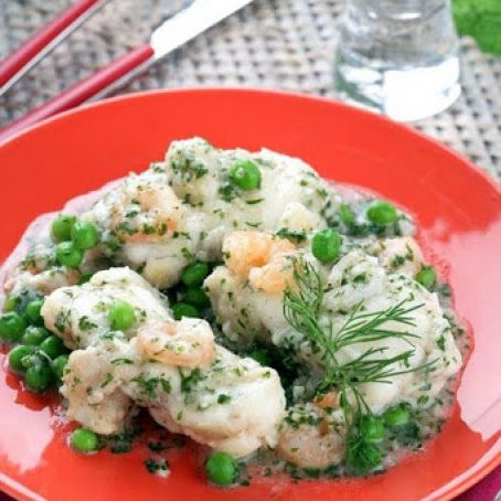 Angler-fish with Green Sauce