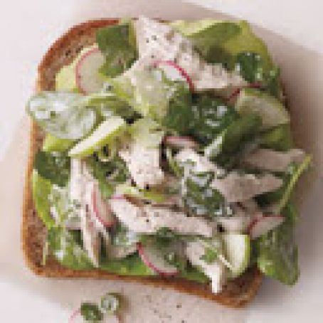 Chicken Salad with Apples & Radishes