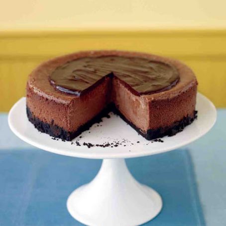 Triple-Chocolate Cheesecake